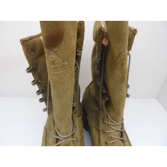 Hoffman Men's 10" Powerline Climbing Boots "Made In USA" Coyote Size 9D - Picture 5 of 7